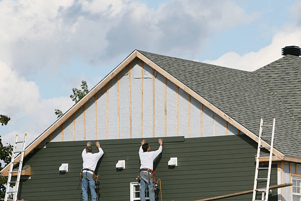 Professional Siding Contractor technician working in Wattsburg, PA